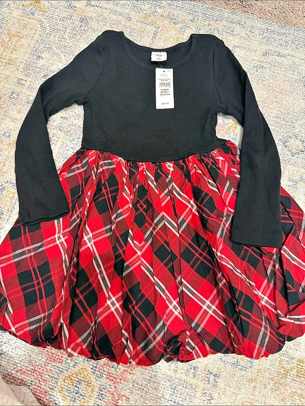 Gap Girls Plaid Dress Size 3T NWT